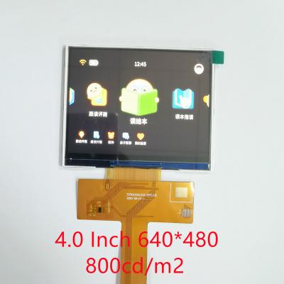 China Yes 4.0-Inch 600cd/m2 High-Brightness LCD Display for sale