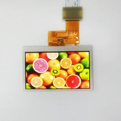 China No 4.3-Inch High-Definition 800*480 High-Brightness LCD Display 1000 cd/m2 for sale