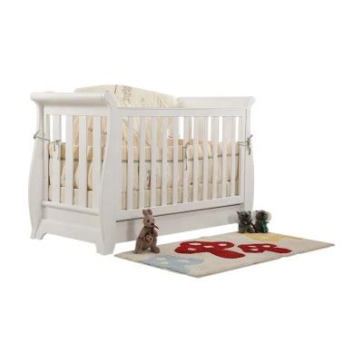 China Modern Hot Selling Multifunctional Wooden Baby Crib for sale