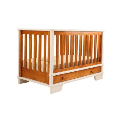 China Wholesale Eco-friendly+durable Baby Furniture Set Wooden Baby Crib Bed Hutch for sale