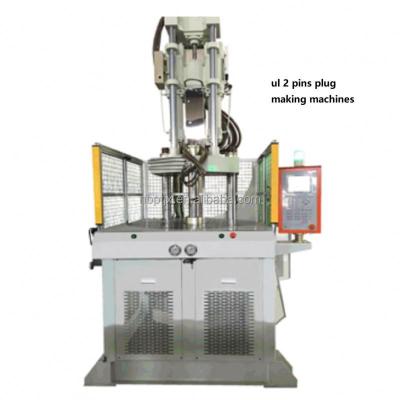 China VERTICAL Injection Molding Machine UL 2 Vertical Pins Plug Making Machinery for sale