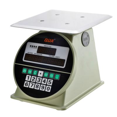 China Best Quality Weighing Portable Electronic Supermarket Food Scale 25*25cm for sale