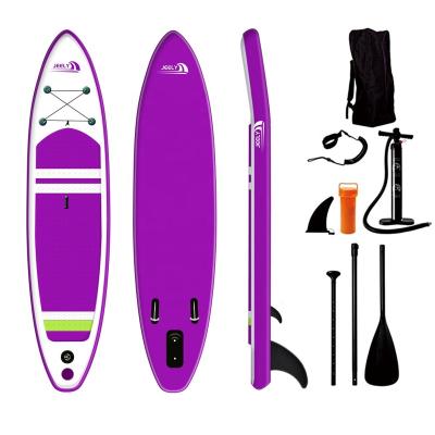 China 320*81*15cm Unisex Sip Paddle Board Kids Adult Water Fitness Inflatable Standing Balance Surfing Board for sale