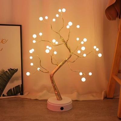 China Other Hot Sale 20in Table Top Bonsai 108 LED String Lights DIY Tree Lamp Christmas Decoration Artificial Light For Office Home for sale