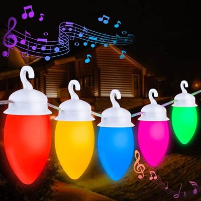 China String Light 15M LED Hollywood 20 LED Fairy Light Bulbs G40 - Waterproof Outdoor Colorful IP65 Fairy Lights Outdoor for sale