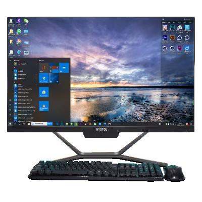 China Building in camera all in one i7 core 23.8 inch webcam desktop gaming PC for sale