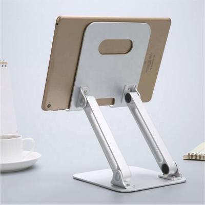 China 360 Degree Rotating Aluminum Alloy Support Tablet Holder Dock Folding Lifting Arm Tablet Stand for Ipad Mini 1 2 3 4 Holder for Ipad pro 12.9 for sale