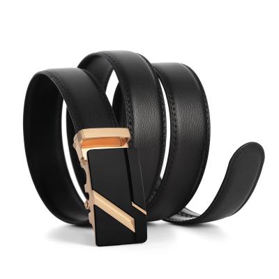 China High Quality Men's Belt Genuine Cowhide Alloy Alloy Business Pants Automatic Belt for sale