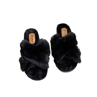 China Trend ANMAI Autumn Winter Cute Ig Shoes Household Use Outdoor Slippers Cotton Lazy Slippers Sandals for sale