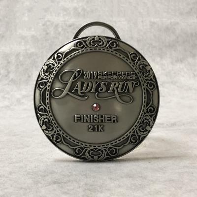 China Europe Lady'sRun High Quality Professional Customized Zinc Alloy Medal for sale