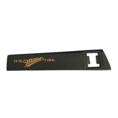 China Durable Custom Mount Zinc Hard Enamel Bottle Opener Logo Enamel Bottle Opener Beer Opener for sale