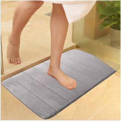 China 2021 Washable Hot Sale Wholesale Pour Clean Non Slip Diatomaceous Earth Floor Bathroom Diatomite Absorbent Bath Mat for sale