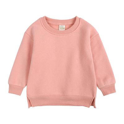 China Fashion Breathable Free Shipping Boys And Girls Solid Sweatshirt Kids Casual Cute Striped Fleece Hoodie for sale