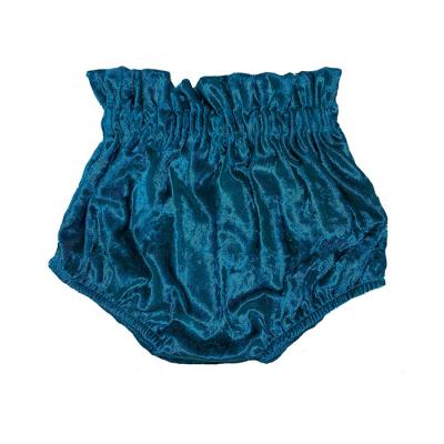 China OEM Breathable Solid Color Baby Velvet Bases Custom Baby Bloomers for sale