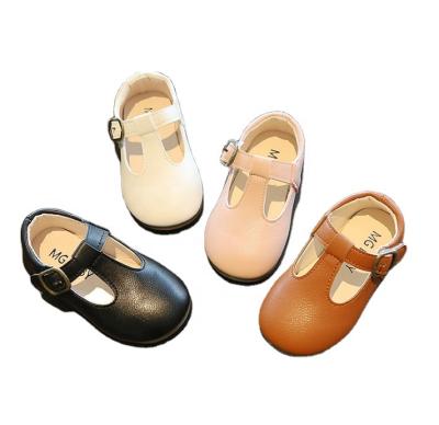 China Wholesale Light Weight Baby Girls Kids Soft Multi Colors Buckle Loose Comfortable Wear Rubber Shoes for sale