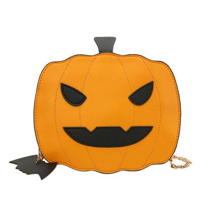 China Rarewe Daily Free Shipping Halloween Cross Bag Women Shoulder Bag PU Shoulder Bag Bat Pumpkin Leather Purses for sale