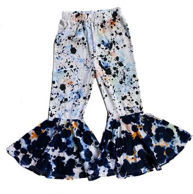 China New Fashion Breathable Yoga Stretch Kids Bell Bottom Pants For Baby for sale