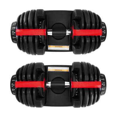 China Home Use 16kg 3.2LB Weighs For Home Gym Fitness Workout For Women And Man Exercise Strength Training Adjustable Dumbbells for sale