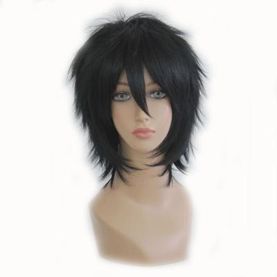 China Yaki Mcoser Short Hear Wig For Man Ao No Exorcist Black Synthetic Hair Extension Cosplay Wig for sale