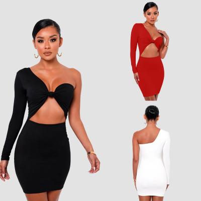 China TOB 2022 fashionable women's sexy backless dress BK835 trending women's bodycon dresses breathable elegant hollow dress women for sale