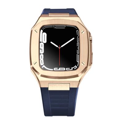 China Apple Watch Series 7 Case 38mm 40mm 42mm Se 44mm Concept Apple Watch Strap Fashionable Gold 44mm Apple Watch Case for sale