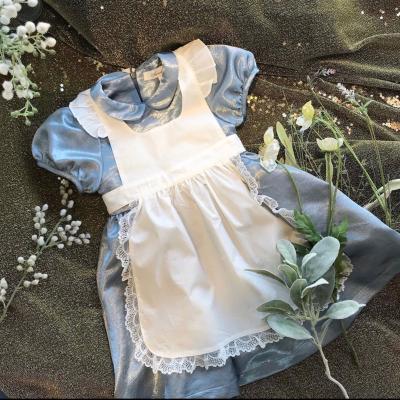 China Washable Children's Spring/Summer Temperament Fashionable Princess Dress Girl Two Piece Above - Knee Long Dress for sale