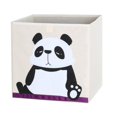 China Cabinet Organizer Toy Storage Box Nonwoven Collapsible Viable Foldable Storage Bins for sale