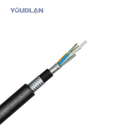 China Youdlan gyta53 gyfty53 single mode outdoor aerial outdoor fiber optic cable for sale