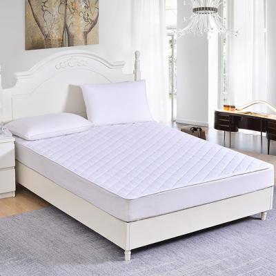 China Luxury Grade Hotel Waterproof Top Natural White Cotton Quilted Bed Mattress Waterproof Protector for sale