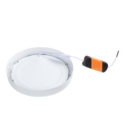 China Indoor Lights 10W Outdoor Panel Light Recessed Surface Mounted Led Panel Light Construction In Driver for sale