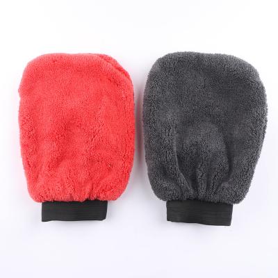 China Eco - Friendly Microfiber Car Wash Coral Fleece Kit Can Customize Color Size for sale