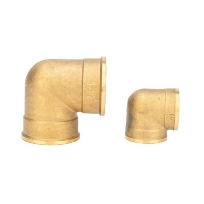 China High Quality Famale Elbow Thread Brass Compression Connector Fit Pipe Fitting Equal for sale