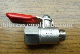 China Brass Brass Mini Ball Valve for sale