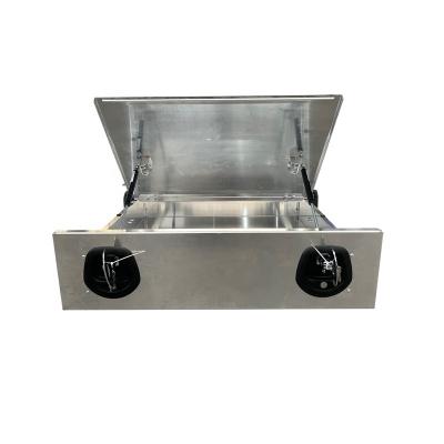 China Water Resistant Ute Tray Ute Truck Under Body Aluminum Heavy Duty Toolbox Drawer Ute Caster Drawer for sale