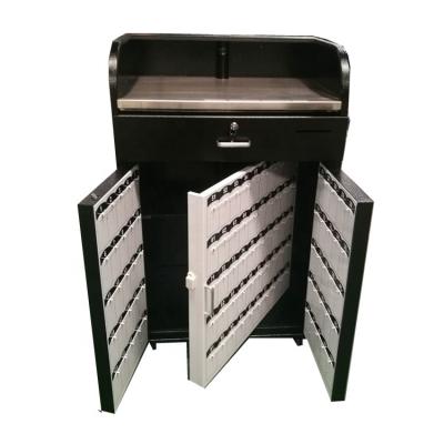 China Key Storage and Gathering Valet Podium Parking Cabinet with 100keys or 150keys Holders with Cash Tip Drawer for sale