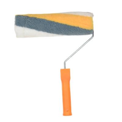 China Iron Paint Commercial Curved European Paint Roller Brush In Painting Tools for sale