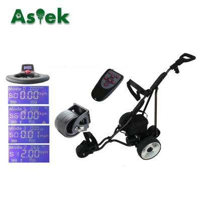 China 4 wheel golf cart aluminum frame remote control golf cart with LCD digital display handle for sale