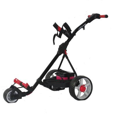 China Buggy Push Golf Trolley Electric Golf Trolley With Lithium Battery Lead Acid Battery 12V 20kg for sale