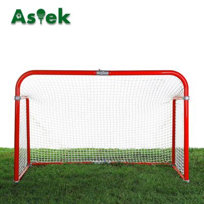 China Astek Aluminum Metal Floding Soccer Pair Soccer Goal For Kids for sale