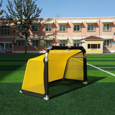 China ASTEK Cloth Football Goal Target Folding Portable Aluminum Mini Soccer Goal Colorful Nets for sale