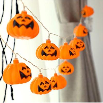 China Custom LED Border Halloween Decorative Light Daytime Terrorist Fancy Atmosphere Pumpkin Lamp Bar Haunted House Atmosphere Lamp for sale