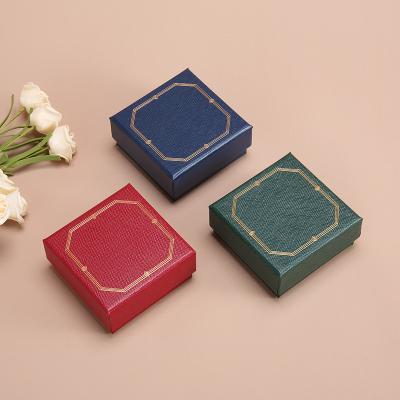 China Custom Packaging Biodegradable Square Jewelry Box Luxury Magnetic Gift Boxes Ring Box Paper for sale