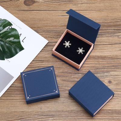 China For Jewelry Ring Box Paper Rigid Box Custom Wholesale Packaging Magnetic Luxury Gift Case For Jewelry for sale