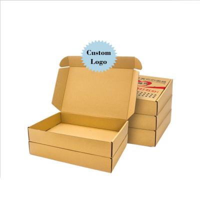 China Manufacturer Customized Recycle Corrugated Paper Shipping Boxes Folding Packaging Box Recyclable Airplane Box for sale