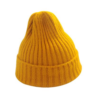 China COMMON knitted casual beanie men's and women's beanie hat winter solid warm unisex beanie hat for sale