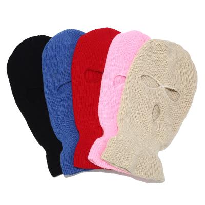 China COMMON Pilot Protective Face Mask Hat Defense Head Cap Acrylic Knitted Ski Balaclava / Thief Hat / Skullcap Wind for sale