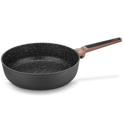 China Fissman Viable Deep Fryer Pan 28cm Cast Aluminum Non-Stick Coating Frying Pan for sale