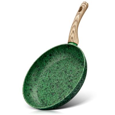 China FISSMAN Viable Frying Pan Malachite 28X5.4cm Aluminum With Induction Nonstick Coating Bottom for sale