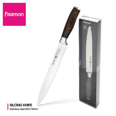 China FISSMAN SUSTAINABLE 8 Inch Slicing Knife Stainless Steel Kitchen Knives Super Sharp Cooking Vegetable Knife for sale