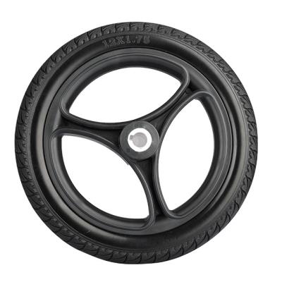 China Durable Wholesale Cheap Price Stroller PU Wheels Bike Airless Tires For Wheel Replacement for sale